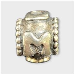 Pandora 790574CZS Mom Pink CZ Bead Charm 14K/S925 ALE Sterling Silver